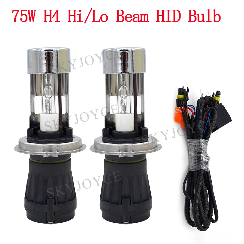 75W H4 HID Bulb