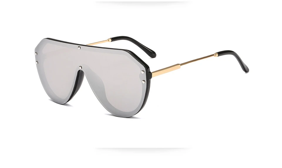 OVZA негабаритные солнцезащитные очки для пилота стиль женские солнцезащитные очки мужские модные очки градиент объектив высокого качества S3037