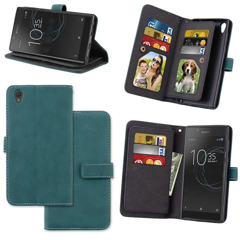 Luxury Leather Flip Case For Sony Xperia L1 Case Wallet Cover For Sony L1 G3311 G3312 Dual Sim Business Cases12