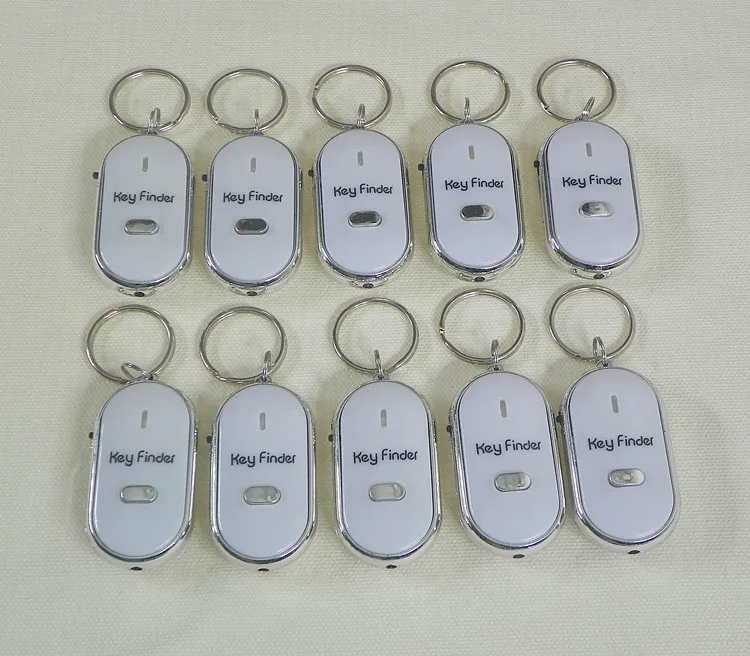 500pcs Keyfinder Sound Control Whistle Locator Key Finder with keychain,free shi