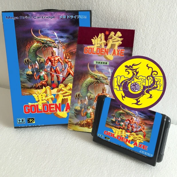 Золотой топор 16 бит sega MD игровая карта в штучной упаковке с руководством для sega Mega Drive для Genesis