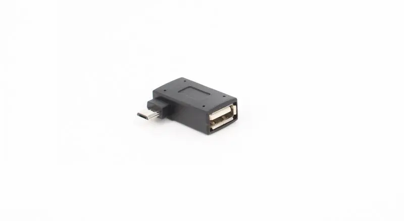 Микро-адаптер USB 2 0 мама-папа Micro OTG источник питания 2018 порт 90 градусов левый