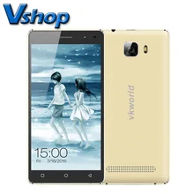 Original VKworld T3 ROM 16 GB RAM 2 GB 5,0 zoll Android 5.1 Metallrahmen Smartphone MTK6735 Quad Core 4G LTE Dual SIM mit Film
