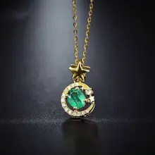 Винтажное Изумрудное кольцо с голубым кристаллом, натуральное Изумрудное кольцо, серьги, ожерелье, подвеска, твердый Серебряный изумруд