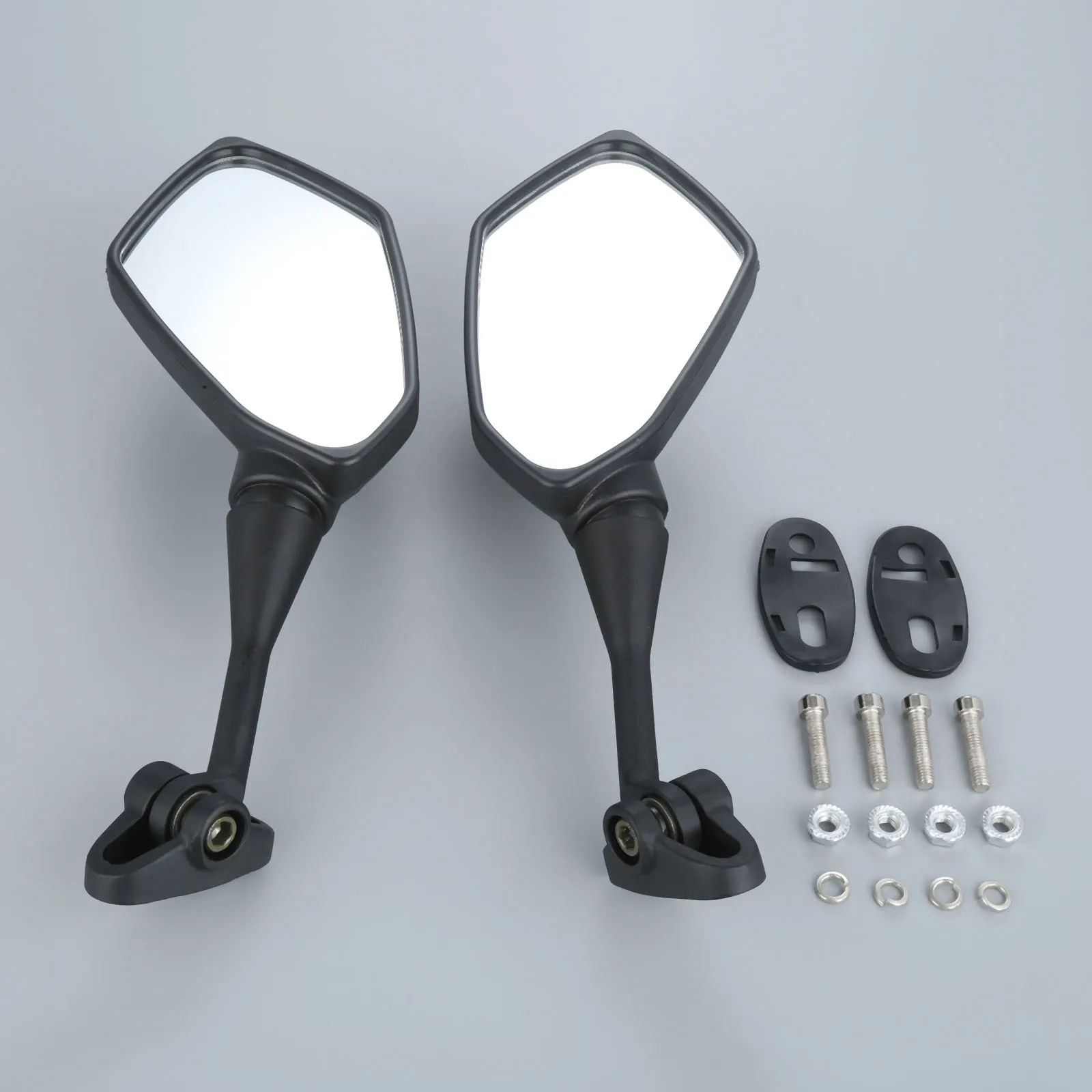

Motorcycle Rearview Mirrors Black For Honda CBR900 CBR600RR CBR1000RR CBR600 CBR400 NSR250 HYOSUNG