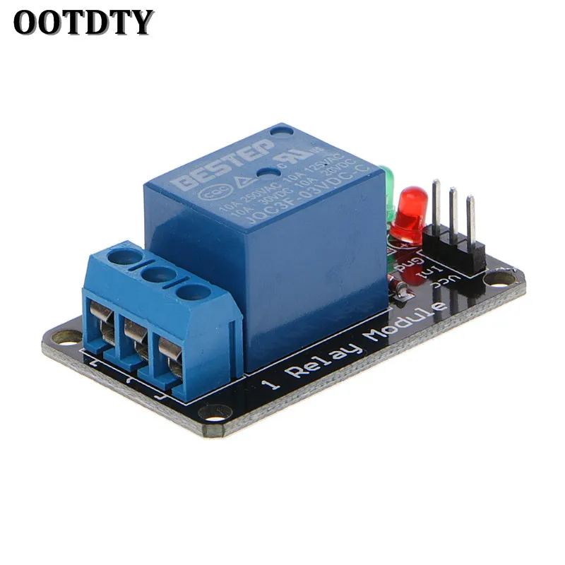 OOTDTY 1 шт. канальный 3 В релейный модуль низкий уровень стрельбы с лампой|3v relay|3v relay