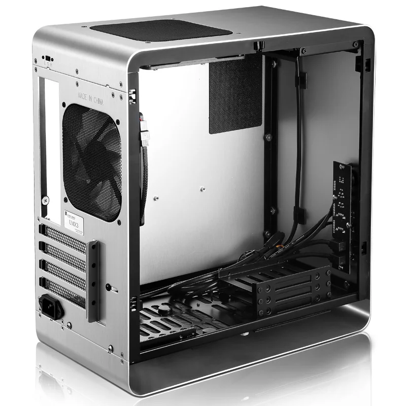 JONSBO UMX3 боковой сквозной стеклянный корпус HTPC MicroATX Алюминиевый сплав чехол для
