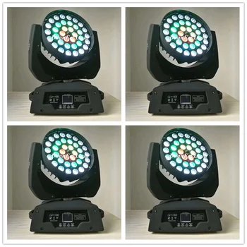 

8pcs 1.8inch color display led wash moving head 36x10w rgbw 4in1 ring led moving head wash lyre zoom