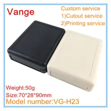 1 шт./лот, черный корпус, электронные 70*28*90 мм, абс пластиковые коробки, распределительный корпус для промышленного управления печатной платой