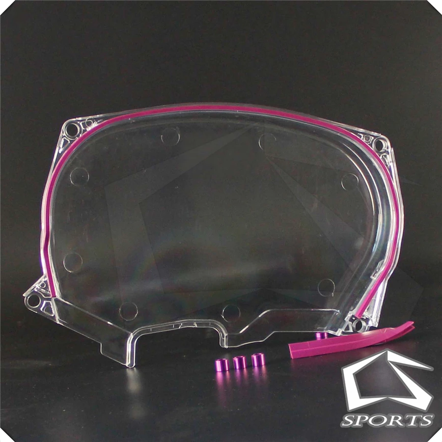 Clear Timing Belt Pulley Cover For Mitsubishi Lancer Evolution 4g63