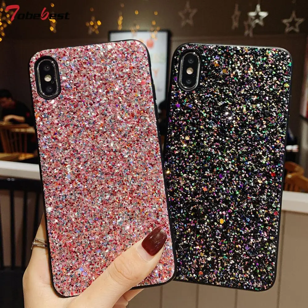 

Glitter Bling Soft Silicone Case For iPhone X XS Max XR 6 6S 7 8 Plus Phone Case for iPhone 7Plus 8Plus 6Plus XSMAX TPU Cover