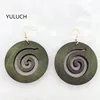 1 Pair Earring for Woman African 3 Colors Red Green Brown Color Earrings New Design Quality Wood Earrings Latest New Arrival ► Photo 1/3
