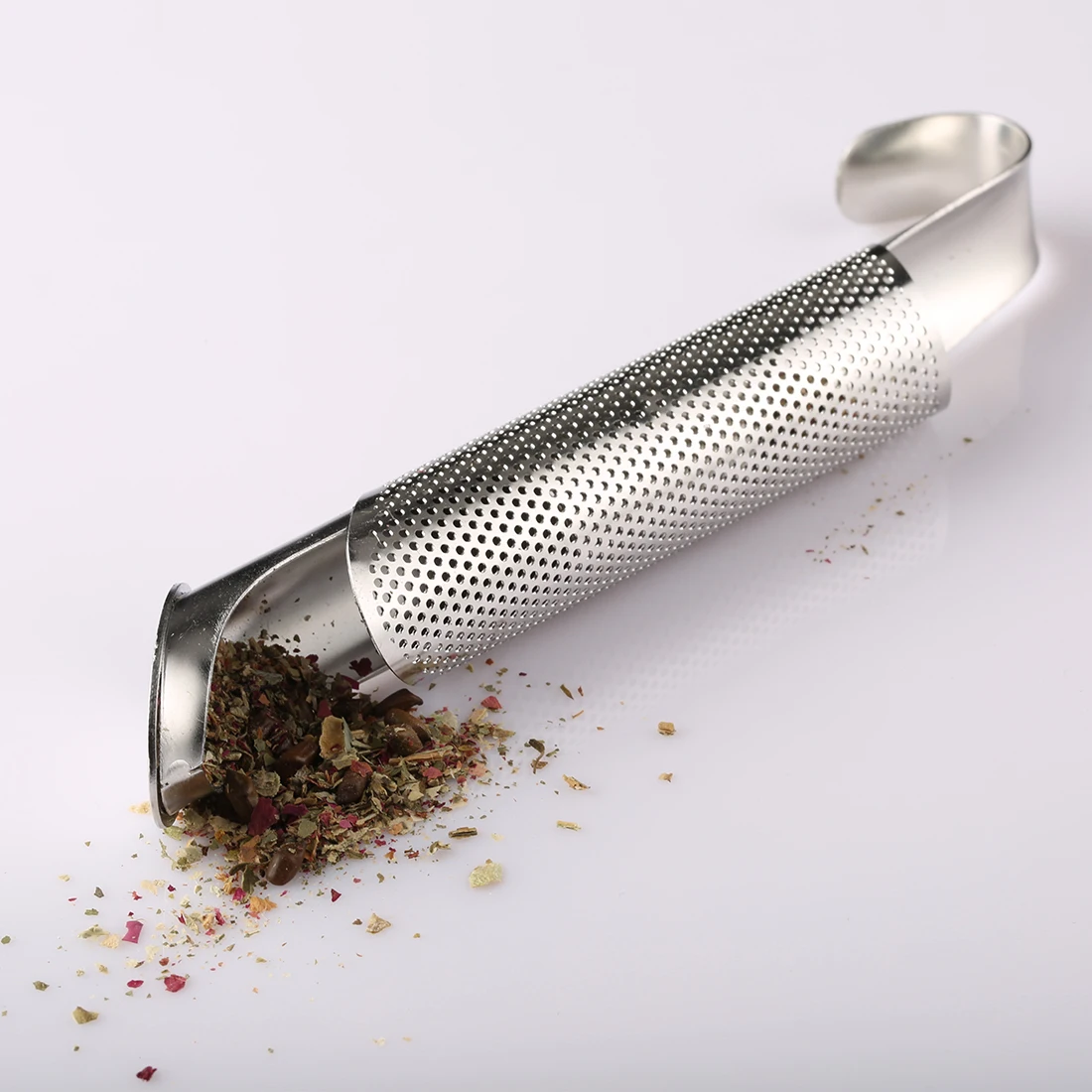 Stainless Steel Tea Strainer Reusable Creative Tea Infuser Pipe Design