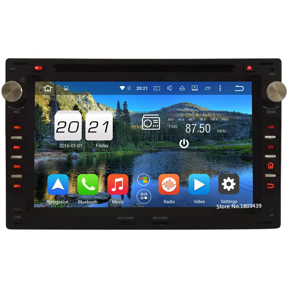 

4GB RAM+32GB Android 6.0 7" Octa Core 2DIN DAB Car DVD Player Radio For Volkswagen Transporter T4 T5 Lupo Citi Chico Golf IV MK4
