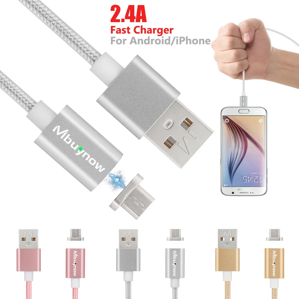 Magnetic Cable Fast Charge Micro USB Data Cable Magnet