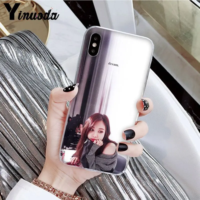 Yinuoda черная розовая роза Kpop клиент высокое качество чехол для телефона для Apple iPhone 8 7 6 6S Plus X XS MAX 5 5S SE XR Чехол для мобильного телефона s - Цвет: A5