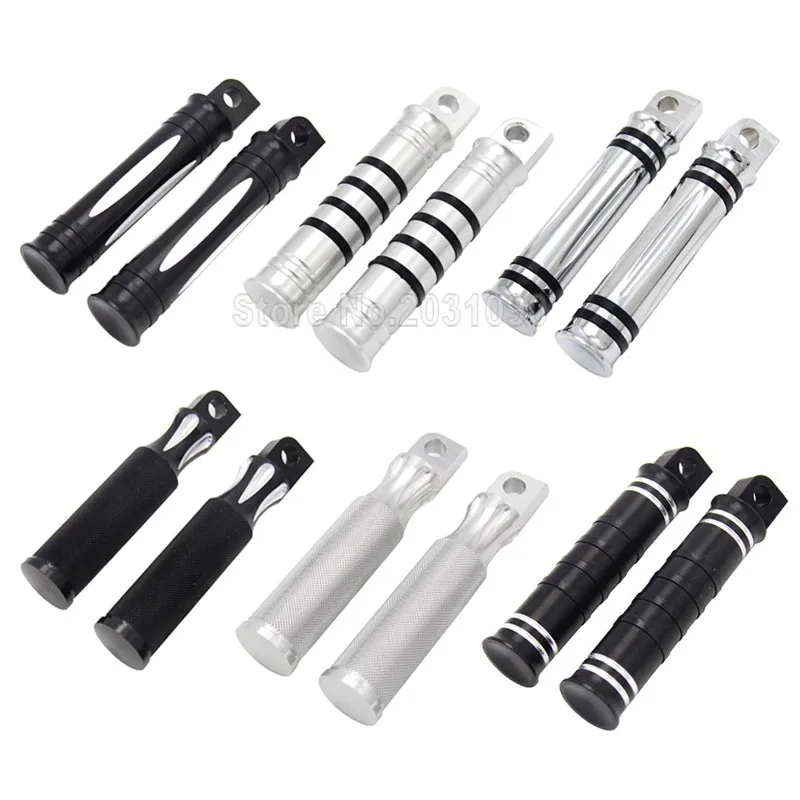 

Male Mount Motorcycle Rubber Footrest Footpegs Floorboard For Harley Iron XL 883 1200 Street 750 500 Touring Custom Dyna Softail