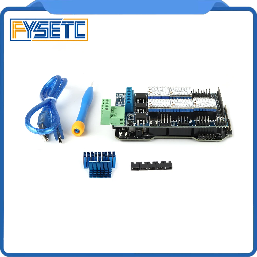 Re arm 32 бит плата управления обновлением Mega 2560 R3 + Ramps 1 5 панель шт. TMC2130 v1.0 Драйвер