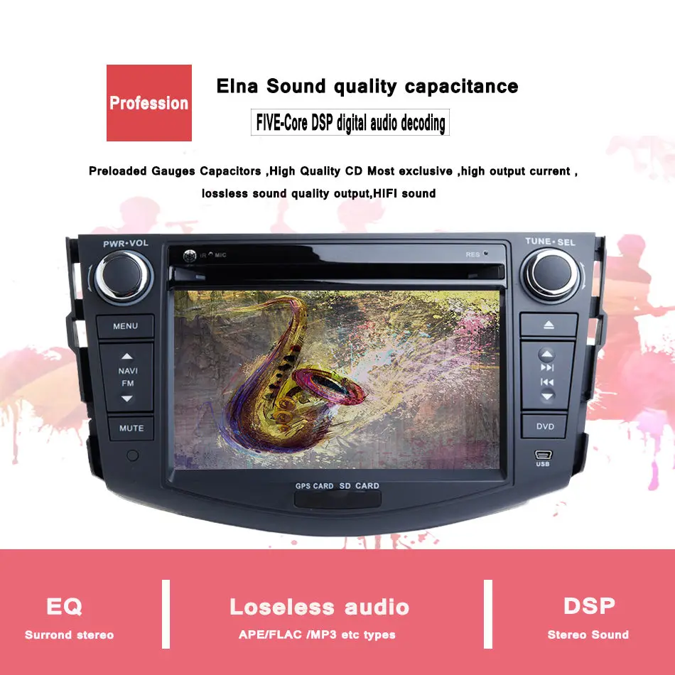 Best Car 2 din android GPS Navi For Toyota RAV4 2009 - 2012 autoradio navigation head unit multimedia 4Gb+64Gb Android 9.0 PX5 8-Core 8