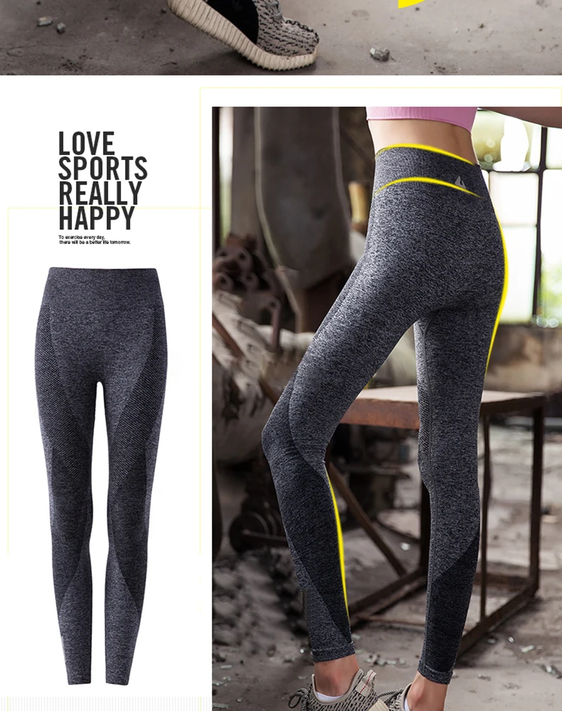 Женские штаны для йоги, высокая эластичность, Леггинсы для йоги с высокой талией для фитнеса, женские спортивные леггинсы, Леггинсы для спортзала, штаны для бега