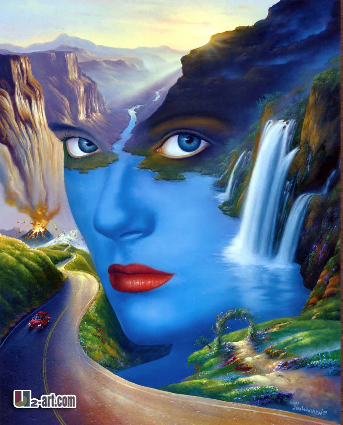 

Mother nature fresh canvas prints printed by modern artist beautiful lady printing about love wall decorations