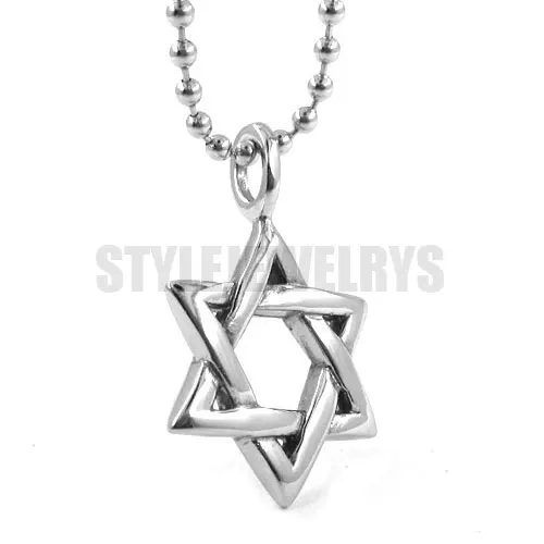 Подвеска в виде шестиугольной звезды Давида ювелирные изделия из нержавеющей