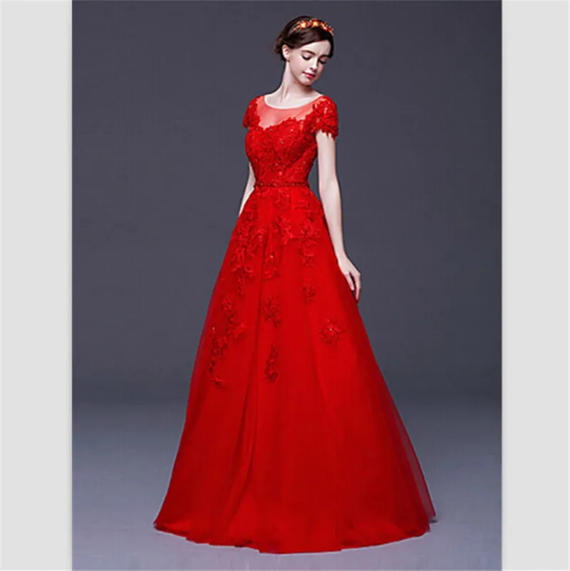 Red Wedding Dresses 2017 Cap Sleeve Lace Gowns Custom Scoop Red Wedding Dresses 2017 Cap Sleeve Lace Gowns Custom Scoop Floor Length Up Bride Vestido De Noiva Princesa On Aliexpress Alibaba