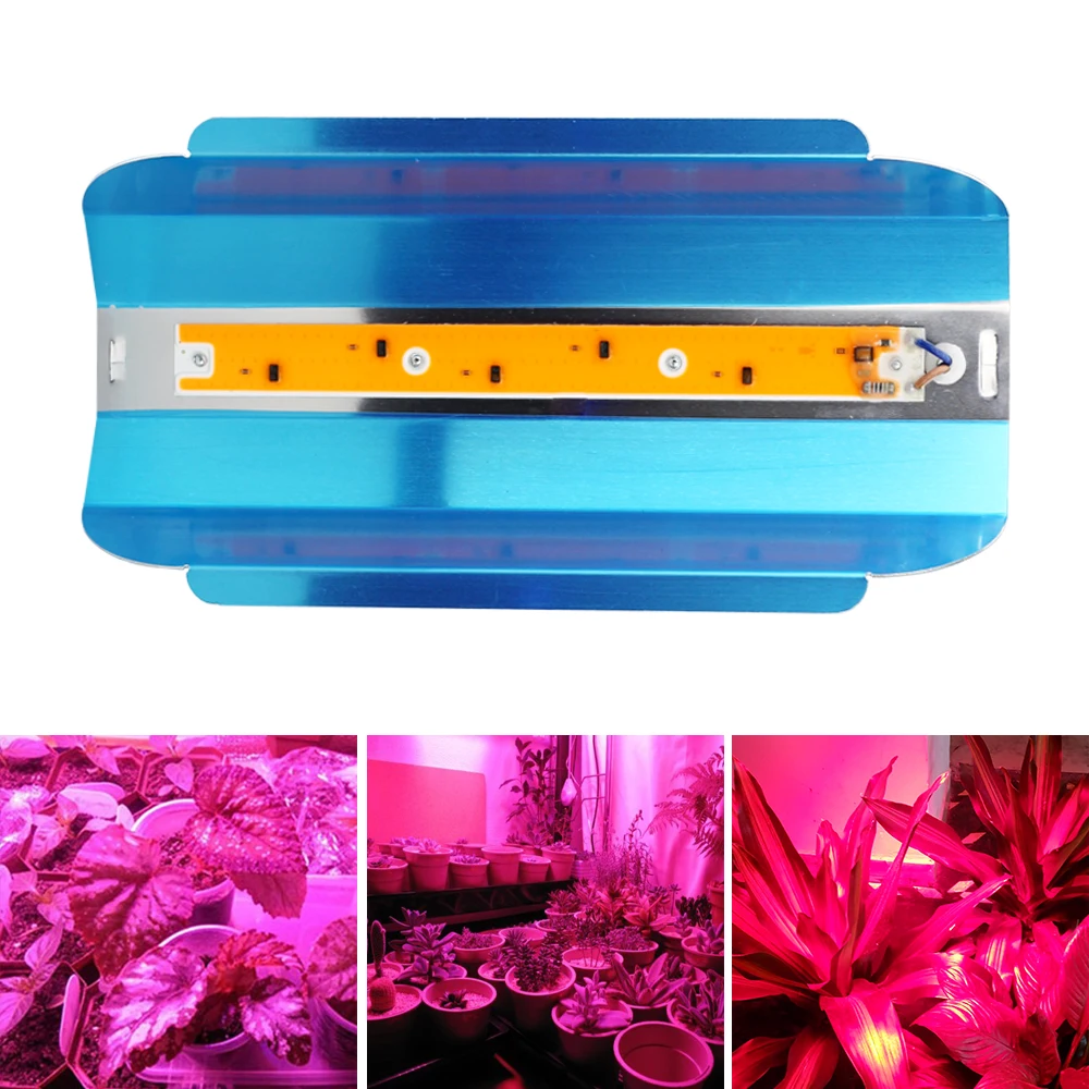 

LED Grow Light Lamp Spotlight IP67 Waterproof phytolamp 110V 220V 50W Grow Light For Plant Flower Seeding Greenhouse Hydroponic