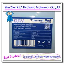 Высокое качество Процессор GPU Силиконовые Термальность Pad радиатор охлаждения Проводящие радиатора 145 мм* 145 мм Термальность проводимость 6.0 Вт/ МК