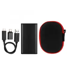 120G P15 серии портативный мини type-C к USB3.01 Переносной жесткий диск серебристо-серый