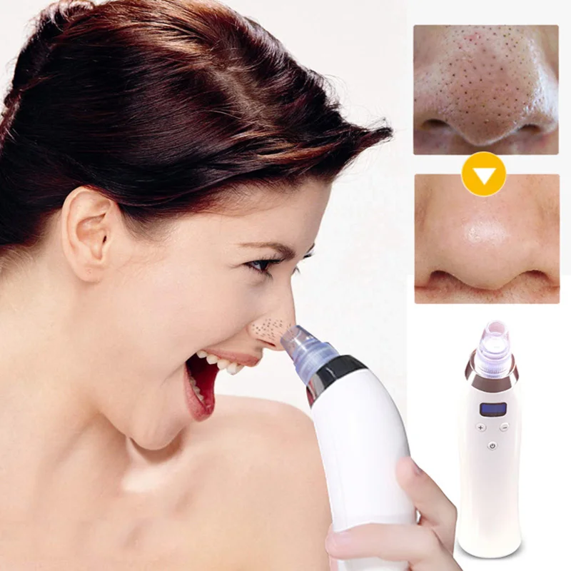 

Blackhead Remover Facial Vacuum Pore Cleaner Nose Acne Comedo Suction Spot Cleaner Face Skin Care Pimple Remover