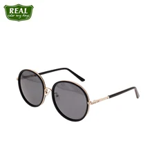 Новые модные ацетатные солнцезащитные очки, оправа, круглые женские линзы Polaroid, алмазные дужки, солнцезащитные очки для вождения