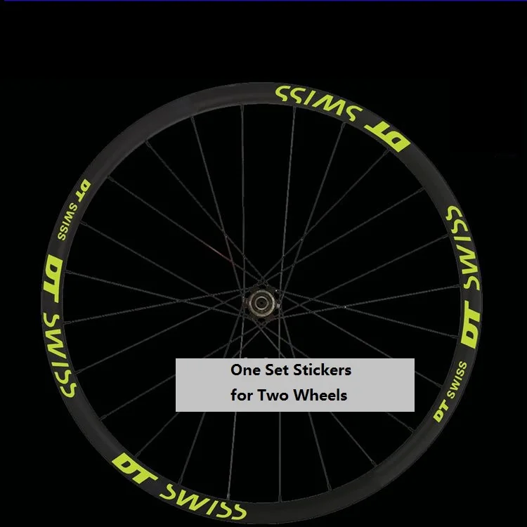 

Two Wheel Sticker Set for DT Swisss Mountain Bike Bicycle Rim Reflective MTB Cylcing Race