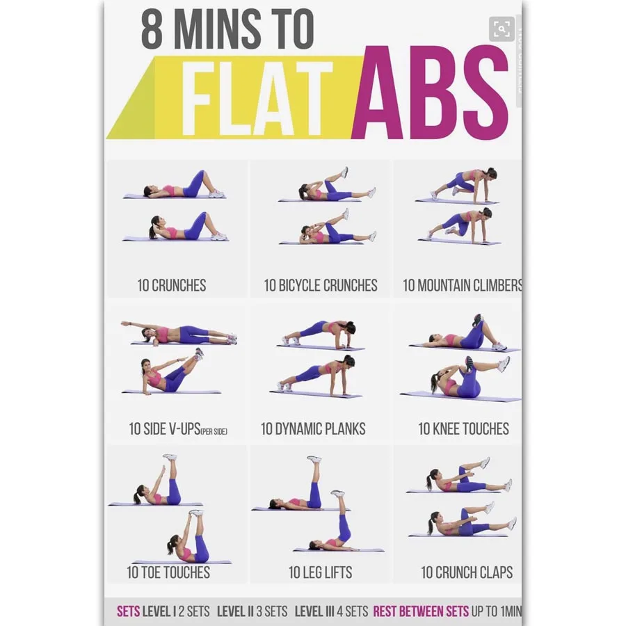 FX755 Hot Body Workout Fitness Muscle Home Exercise Pose