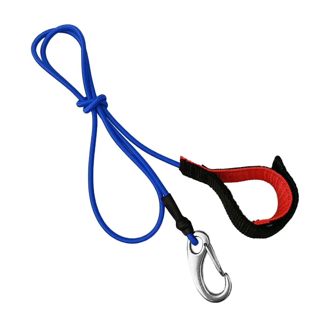 Kayak Canoe SUP Paddle Leash Surfboard Rope Safety Tether Rowing Boat Fishing Rod Holder Lanyard Carabiner Hook Paddle Board