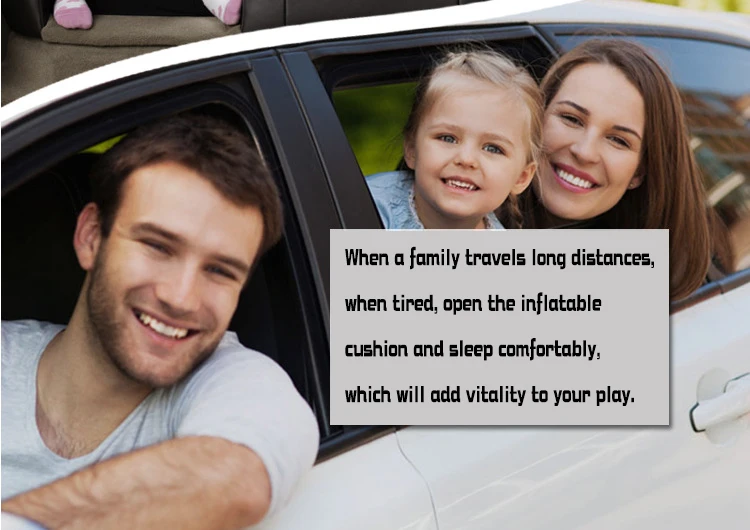 Автомобильная кровать для путешествий, матрас, универсальная подушка на заднее сиденье, Воздушная самоходная кровать для авто