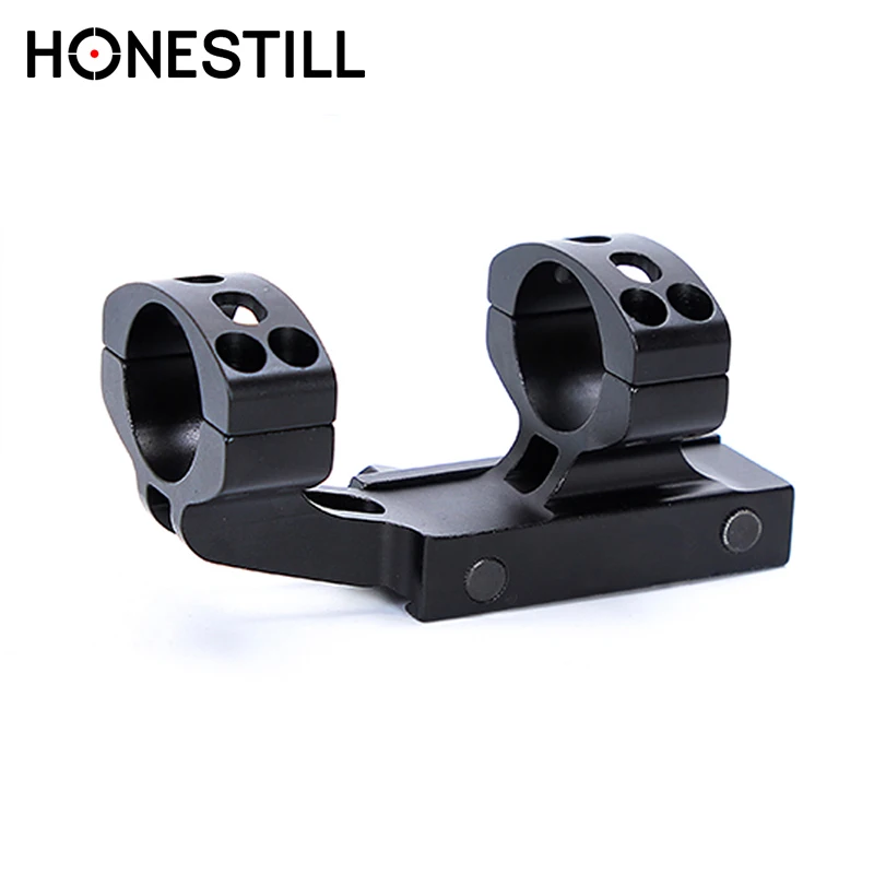 

HONESTILL Tactical Heavy Duty Cantilever Flat Top Dual Rings 30mm Quick Release Scope Mount 20mm Rifle Picatinny Rail