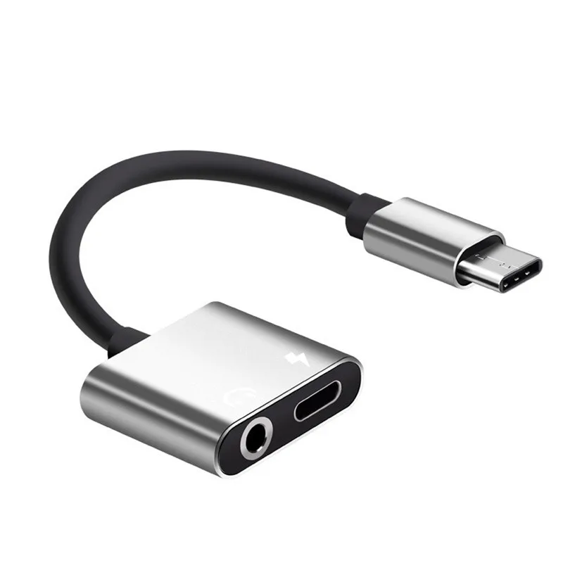 Usb type C type-C до 3,5 мм разъем для наушников Aux адаптер зарядное устройство аудио двойной 2 в 1 конвертер USB-C кабель-разветвитель для наушников Музыка