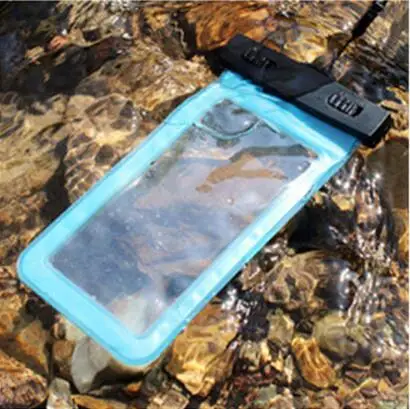 ПВХ сумка для дайвинга для мобильных телефонов подводный чехол для OnePlus 3 3T Three One Plus 5 5T Премиум Водонепроницаемая защитная сумка - Цвет: Blue