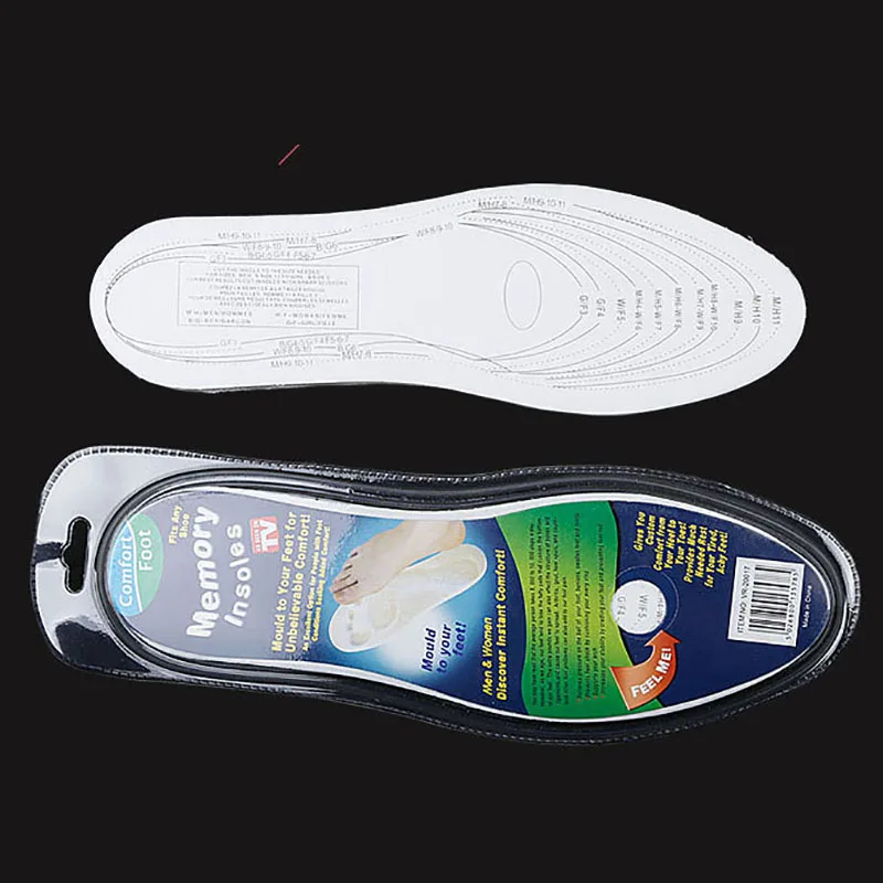 

USHINE 1 Pair Memory Foam Insoles Orthopedic Arch Foot Care Comfort Pain Relief All Sizes Sports Insoles