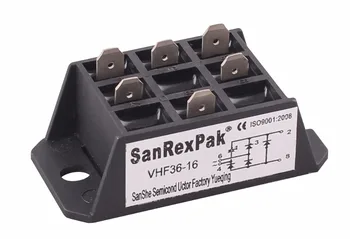 

Power Semiconductor Three Phase Rectifier B Module VHF36-16 io5 36A 1600V high quality IXYS TYPE