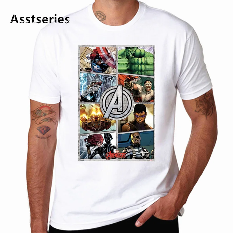 Marvel T Shirt Men/Women Avengers Endgame Iron Man Stark Funny Artsy Awesome Artwork Printed T Shirts Captain America HCP4568
