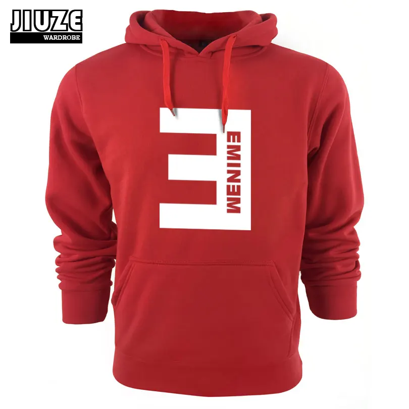 

2015 New Winter Men's Hoodies Eminem Printed Thicken Pullover Sweatshirt Men Sportswear Fashion Clothing