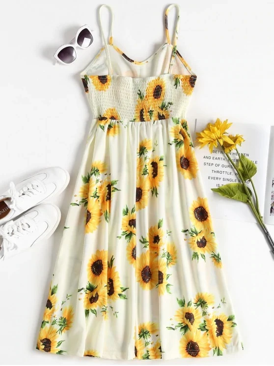 sunflower dress zaful