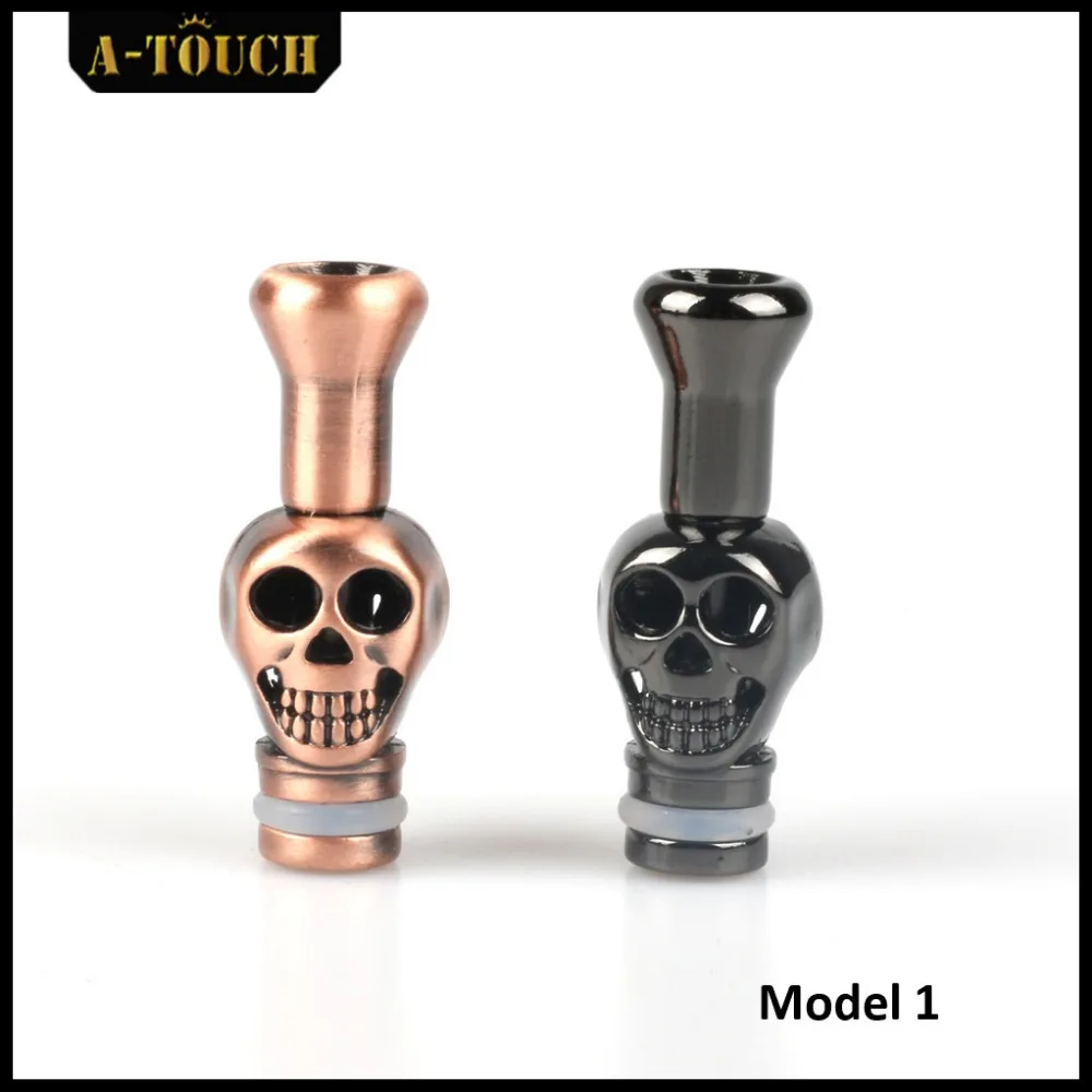 1Pc Skull 510 Drip Tip for 510 Atomizer RTA DIY Mouthpiece Hot Selling with High Quality510