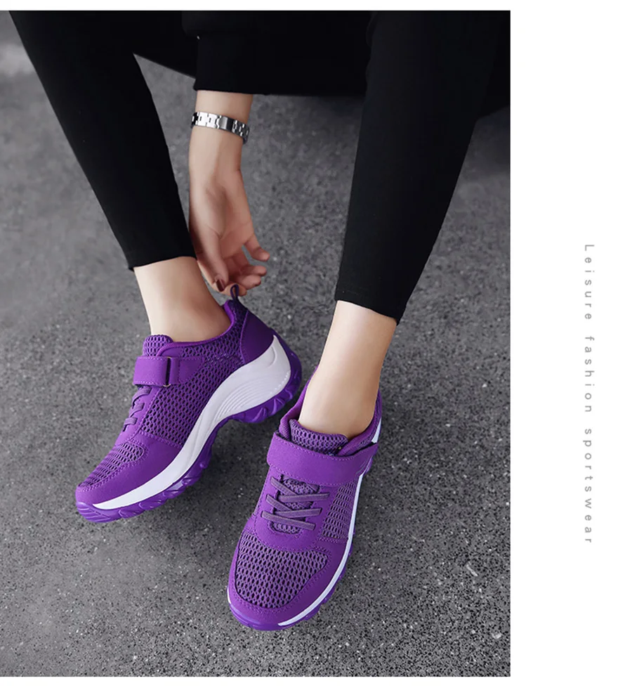 TKN 2019 для женщин кроссовки прогулочная обувь Открытый дышащий увеличивающие рост для похудения на плоской платформе Обувь Женщина фитнес