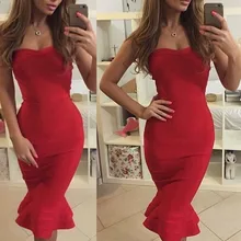 Коллекция года, Новое поступление, высокое качество, красное Бандажное платье без бретелек с рифленым подолом праздничное платье для девочек, голубое, телесное, черное платье+ костюм