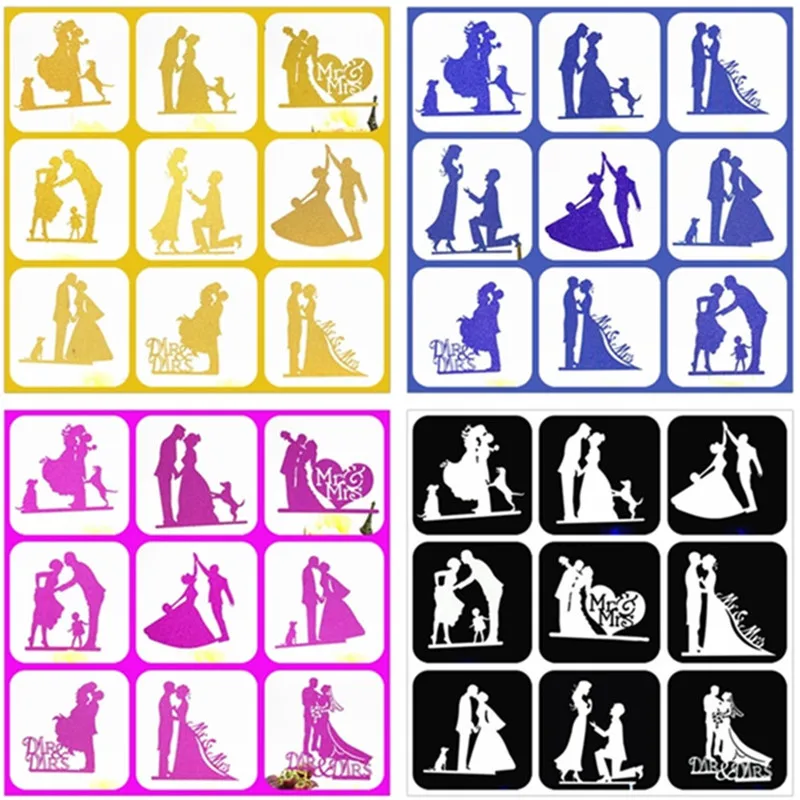 Свадебный торт Топпер Mr Mrs Свадебные украшения кекс топперы для вечеринок