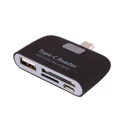 Многофункциональный кардридер 3 в 1 USB 3,1 type-C USB-C TF Micro OTG кардридер для телефонов Macbook планшет