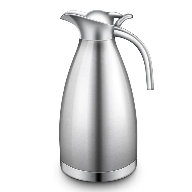 Cheap 2L Stainless Steel Double-Wall Vacuum Insulated Coffee Pot Thermal Carafe Insulation Jug Flask/prensa termica/jarras termicas